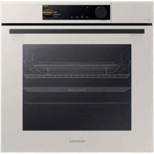 Cuptor incorporabil Bespoke Samsung NV7B6665IAE/U2, Electric, 76 l, Autorcuratare catalitica, Air Sous Vide, Dual Cook Steam, Display touch, SmartThings Cooking, Clasa A+, Bej