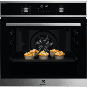 Cuptor incorporabil Electrolux EOD6P77X, Electric, 72 l, Autocuratare pirolitica, Grill, Timer cu display electronic, SteamBake, Clasa A+, Inox/Negru