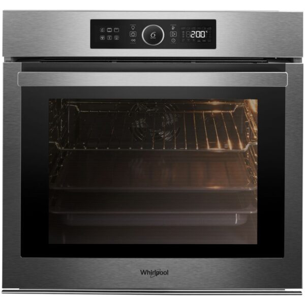 Cuptor incorporabil Whirlpool AKZ9 6270 IX, Electric, 73 l, Multifunctional, Autocuratare pirolitica, Grill, Clasa A+, Inox