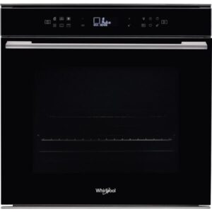 Cuptor incorporabil Whirlpool W7OM44S1PBL, Electric, Multifunctional, Grill, Timer, Display, Tehnologia 6th Sense, Autocuratare pirolitica, 73 l, Clasa A+, Negru