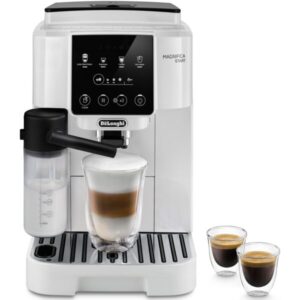 Espressor automat De’Longhi Magnifica Start ECAM 220.61.W 0132217142, 1450 W, 4 tipuri de bauturi, 15 bari, Alb
