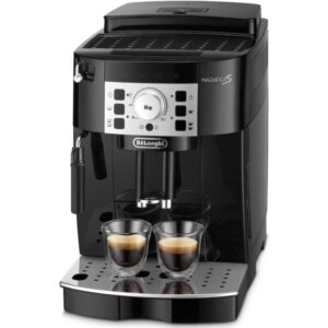 Espressor automat De'Longhi Magnifica S ECAM 22.112.B, 1450 W, 5 tipuri de bauturi, 15 bari, Sistem manual de spumare, Rasnita cu 13 setari, Negru