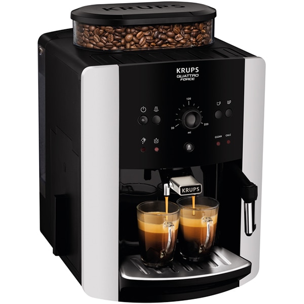 Espressor automat Krups Arabica EA811810, 1450 W, 15 bari, 1.7 L, Negru