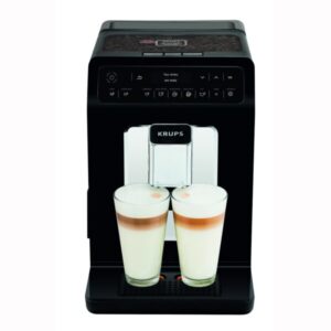 Espressor automat Krups Evidence EA8908, 1450W, 15 bari, rezervor boabe 260g, rezervor apa 2.5L, rasnita 3 nivele, Negru