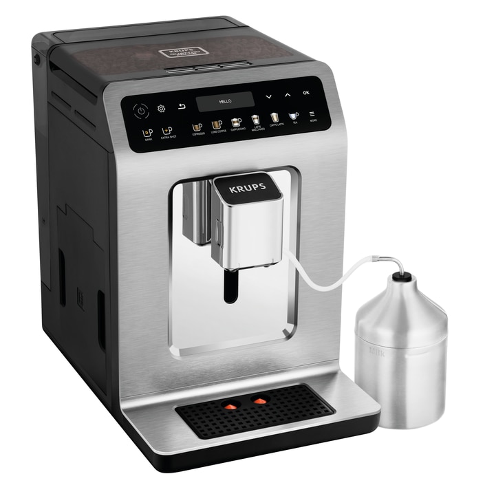 Espressor automat KRUPS Evidence Plus EA894T10, 2.3 L, 1450 W, 15 bari, Argintiu/ Negru