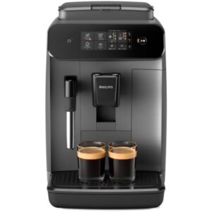 Espressor automat Philips seria 800 EP0824/00, sistem clasic de spumare a laptelui, 2 varietati de cafea, rasnita ceramica, display intuitiv, posibilitate de ajustare a tariei...