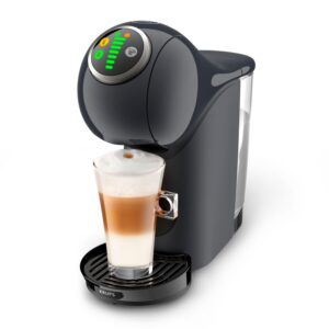 Espressor cu capsule Krups NESCAFÉ® Dolce Gusto® Genio S Plus KP340B10, 1500W, 15 bari, functia Hot & Cold, temperatura ajustabila, Gri