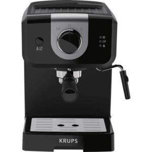 Espressor manual Krups XP320830, 1050 W, 15 bar, 1.5 L, Dispozitiv spumare, Negru